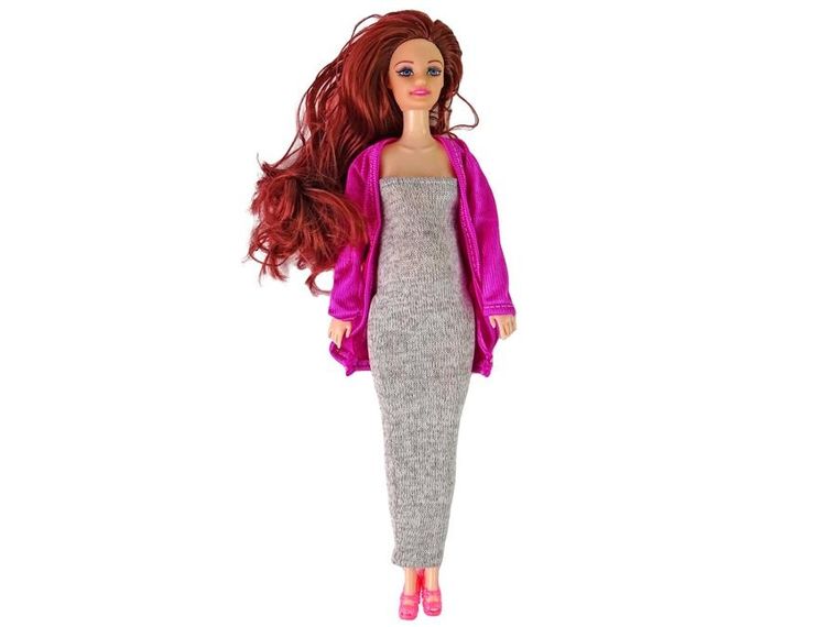 Lean Toys, lalka w ciąży, zestaw z akcesoriami