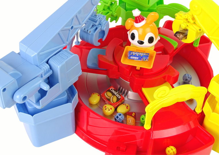 Lean Toys, łapacz słodyczy, obrotowy, gra zręcznościowa