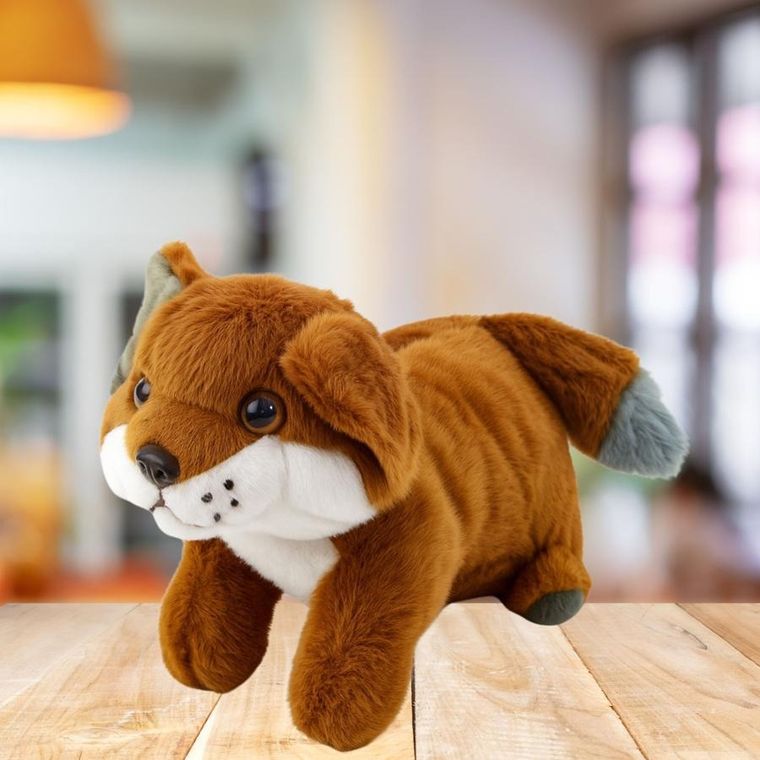 Lean Toys, lis, maskotka, rudy, 28 cm