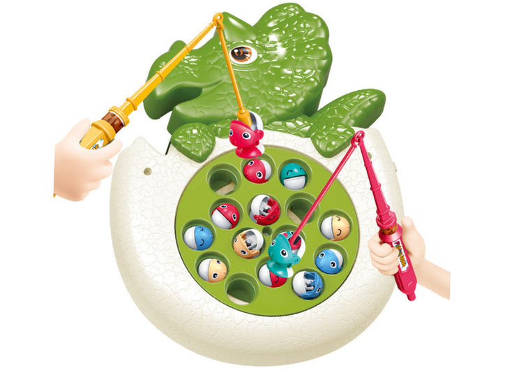 Lean Toys, Łowienie Rybek, Dinozaur, gra zręcznościowa