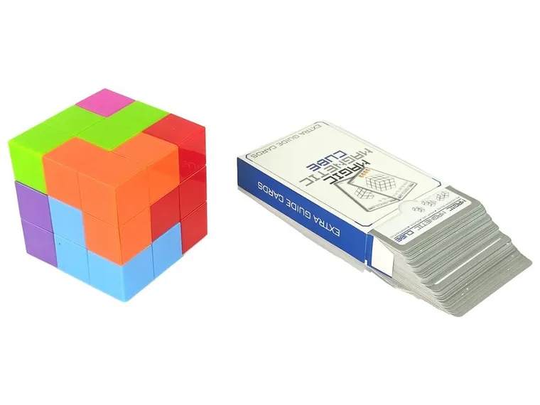Lean Toys, magiczna kostka do układania, magnetyczna, 7 elementów