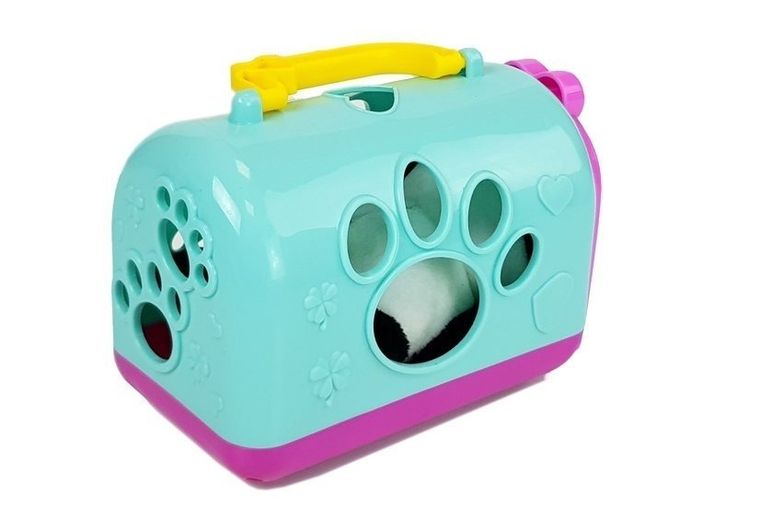 Lean Toys, mała panda z transporterem, maskotka