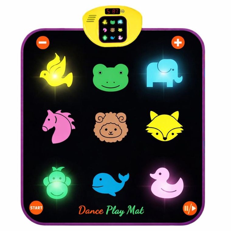 Lean Toys, mata taneczna, zwierzęta, 87-100 cm