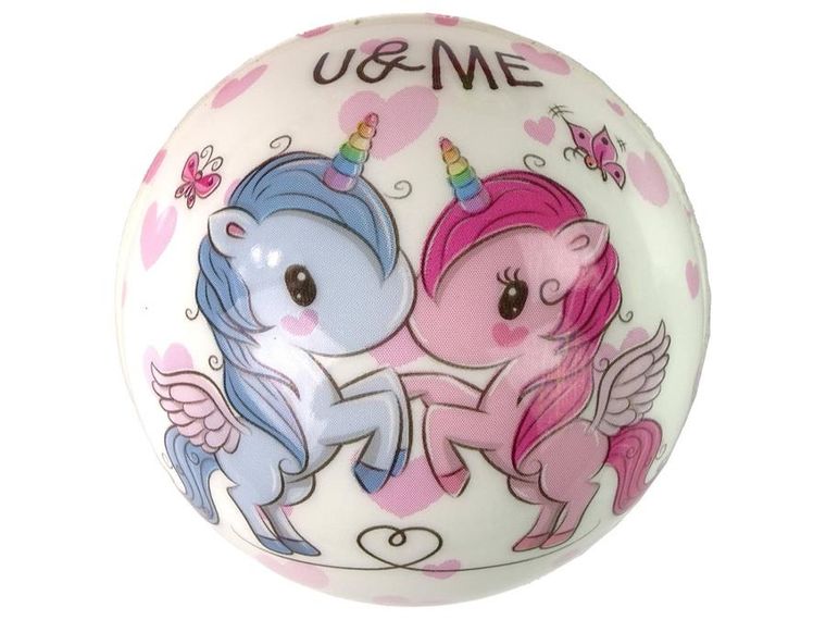 Lean Toys, miękka piłeczka, tęczowa, 8 cm