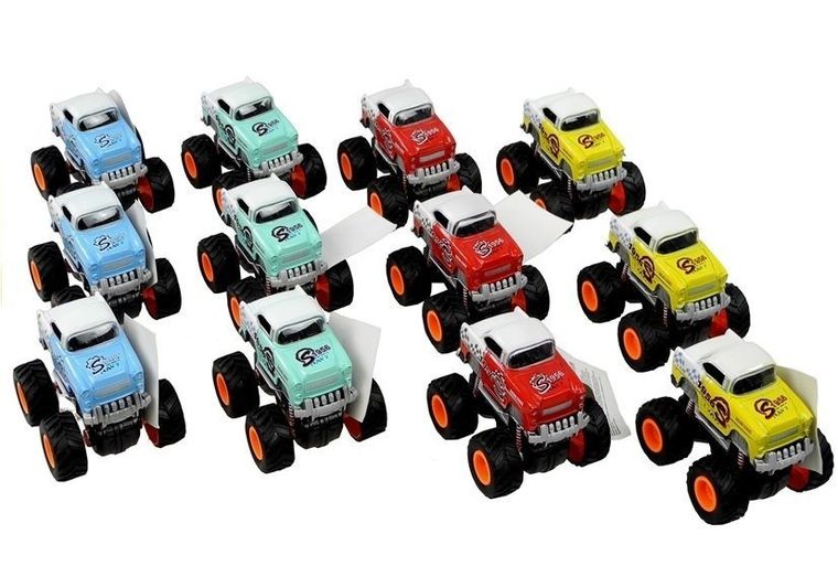 Lean Toys, monster truck, pojazd na dużych kołach 4-4