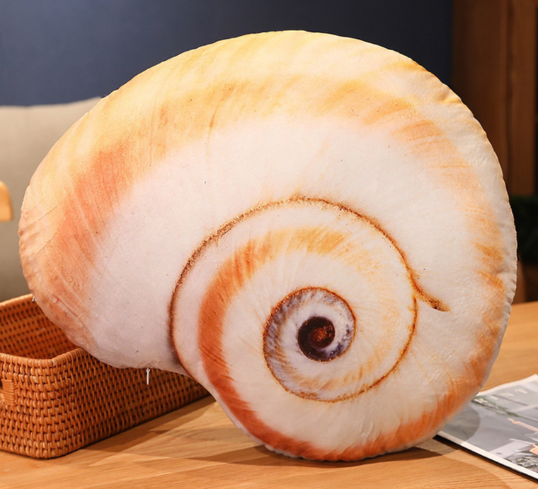 Lean Toys, muszla ślimaka, poduszka maskotka, 50-40 cm