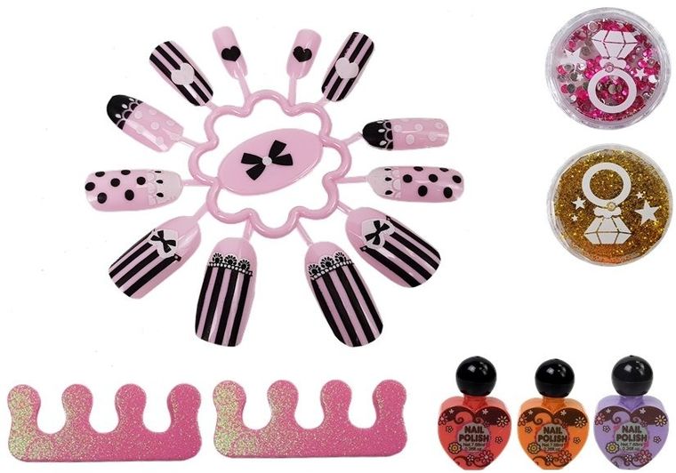 Lean Toys, nail saloon, zestaw do stylizacji paznokci