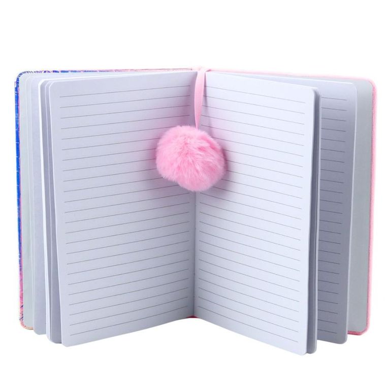 Lean Toys, notatnik A5, 80 kartek, linia, Jednorożec Konfetti