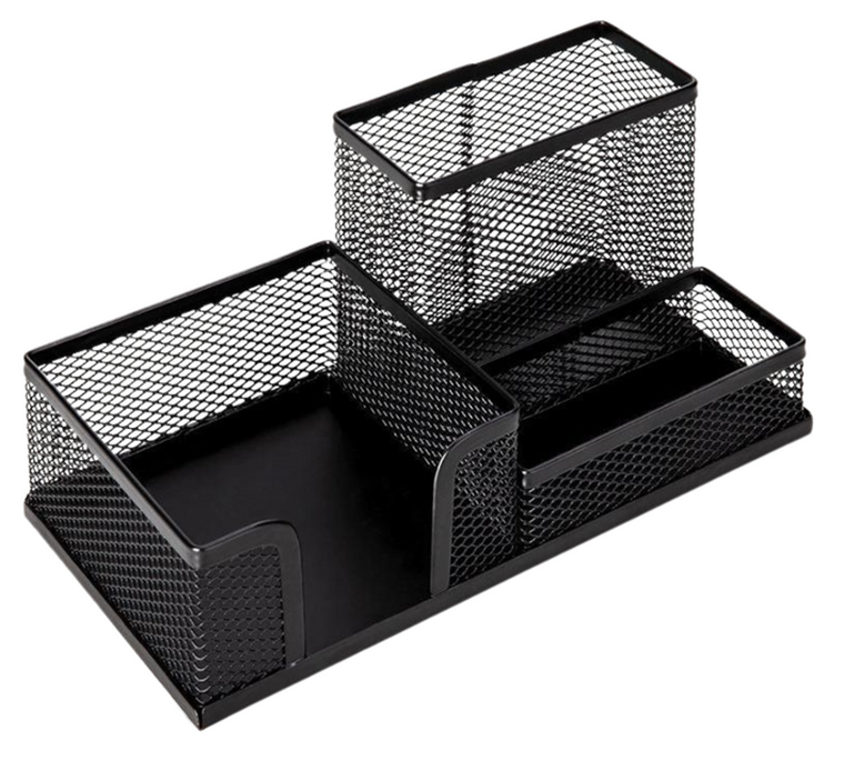 Lean Toys, organizer na przybory biurowe, czarny