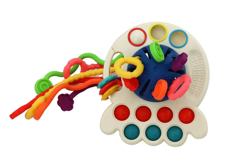 Lean Toys, ośmiornica ze sznurkami sensorycznymi