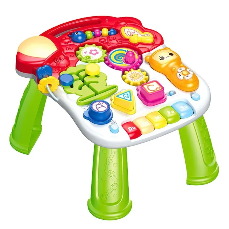 Lean Toys, pchacz, hulajnoga, stolik edukacyjny, interaktywny, 5w1