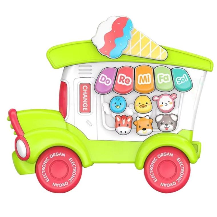 Lean Toys, pianinko edukacyjne, lodziarnia, zielone