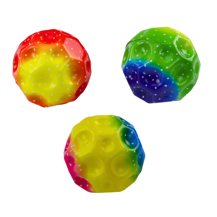 Lean Toys, piłeczka świecąca, 9,5 cm, 1 szt.