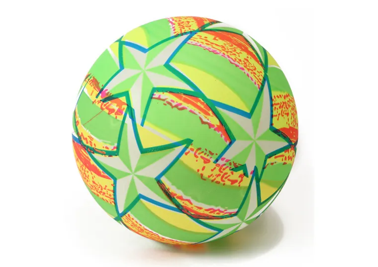 Lean Toys, piłka gwiazdki, zielona, 24 cm