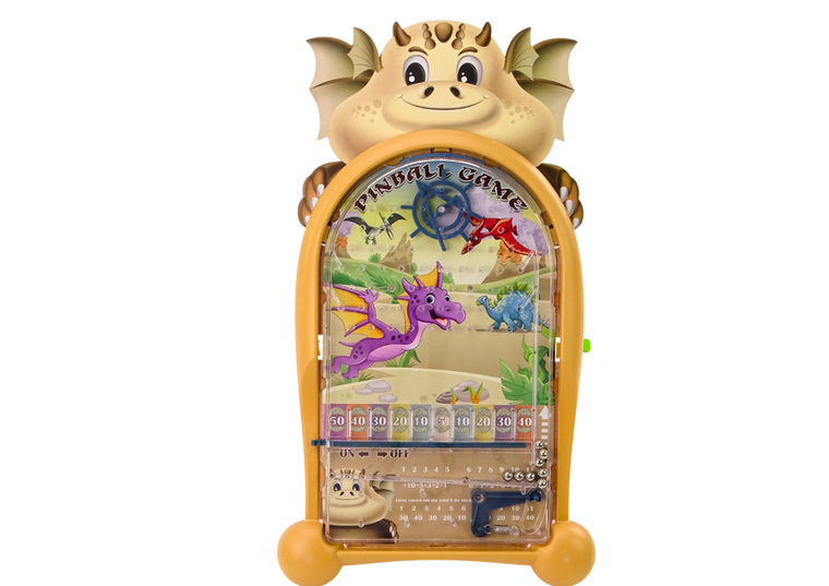 Lean Toys, pinball, gra zręcznościowa, dinozaury