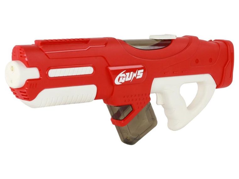 Lean Toys, pistolet na wodę z okularami, czerwony, 750 ml