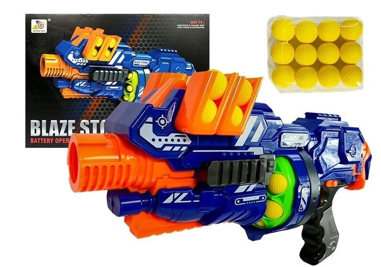 Lean Toys, pistolet rolkowy na piankowe kulki