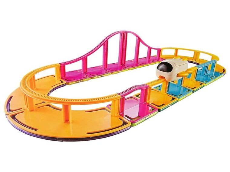 Lean Toys, podniebny tor, klocki magnetyczne, 29 elementów