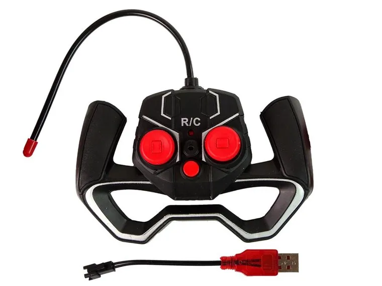 Lean Toys, pojazd zdalnie sterowany, 1:18, czerwony