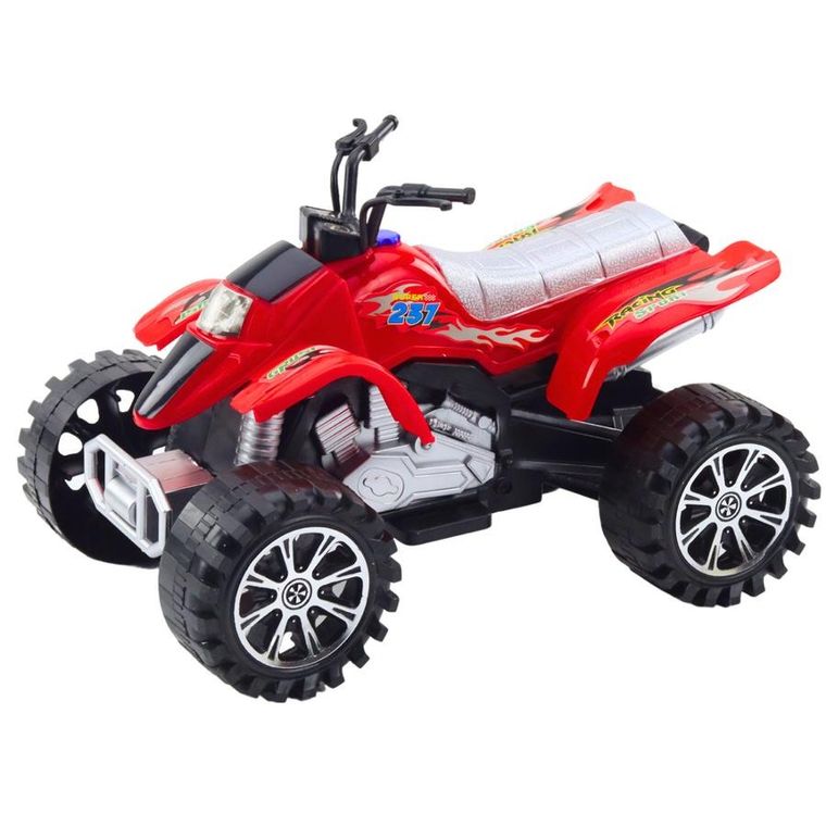 Lean Toys, quad terenowy, pojazd z napędem, czerwony