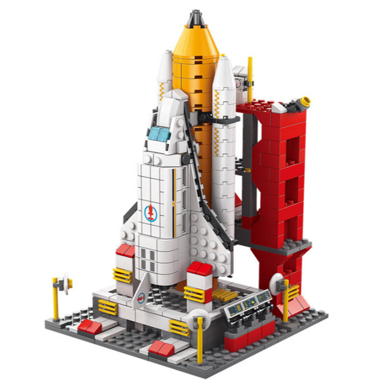 Lean Toys, rakieta kosmiczna, klocki 6w1, 1000 elementów