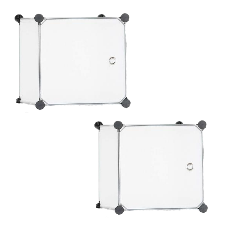 Lean Toys, regał modułowy na buty, 5 przegródek