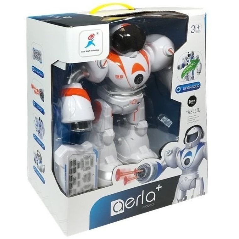 Lean Toys, robot zdalnie sterowany, pomarańczowy