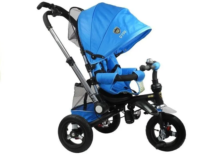 Lean Toys, rowerek trójkołowy, niebieski