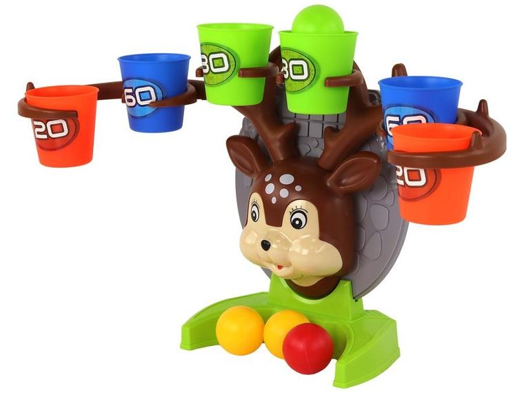 Lean Toys, rzucanie do celu, gra zręcznościowa, jelonek