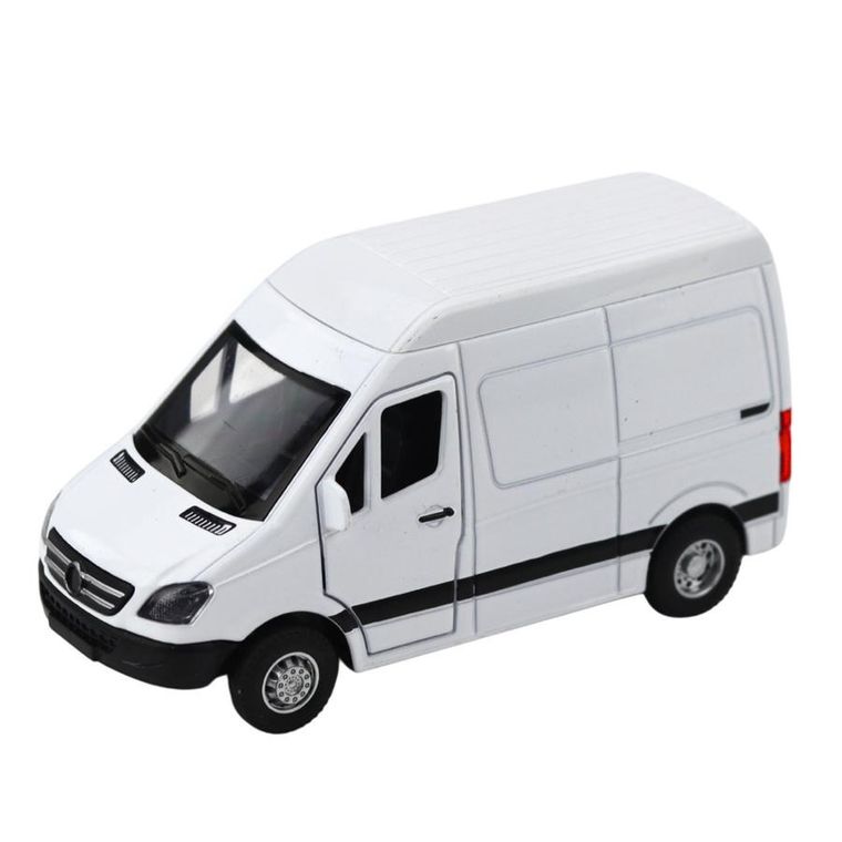 Lean Toys, samochód dostawczy, pojazd z napędem, interaktywny, 1:32