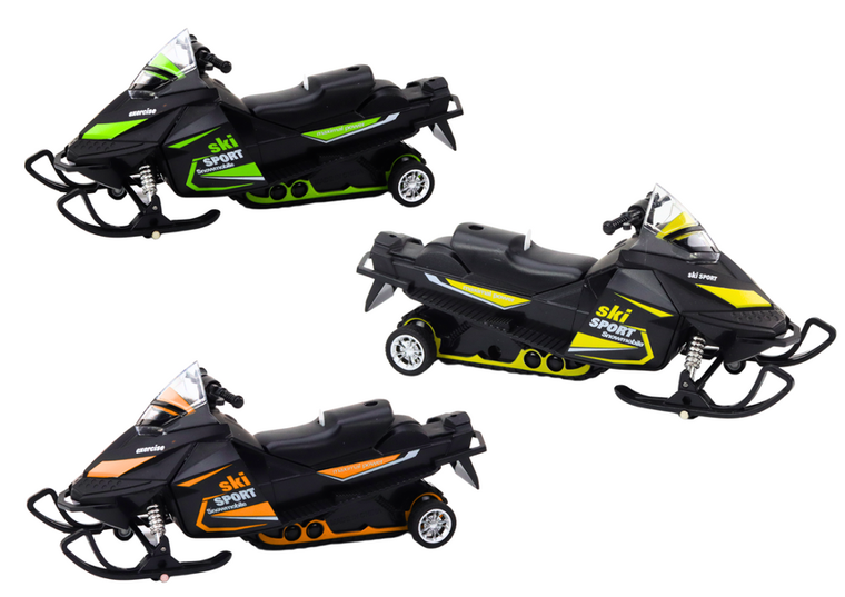 Lean Toys, skuter śnieżny resorak, 1:32, z napędem