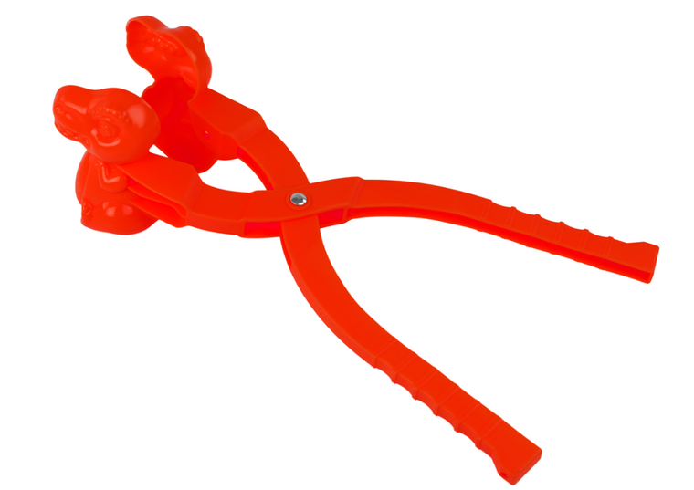 Lean Toys, śnieżkomat, maszynka do kulek, dinozaur, czerwony