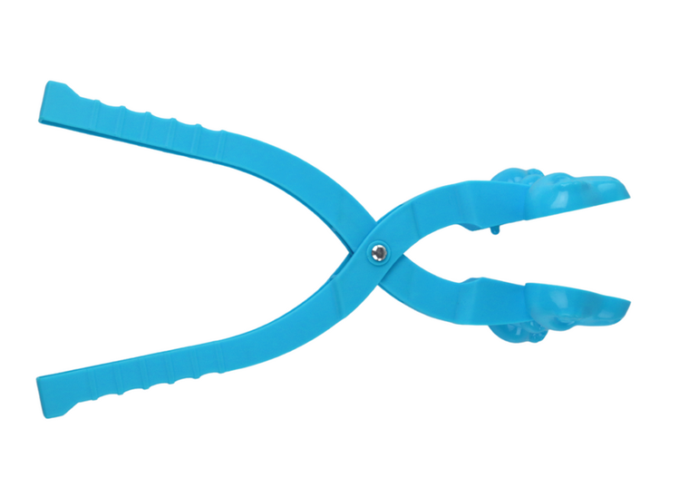 Lean Toys, śnieżkomat, maszynka do kulek, dinozaur, niebieski