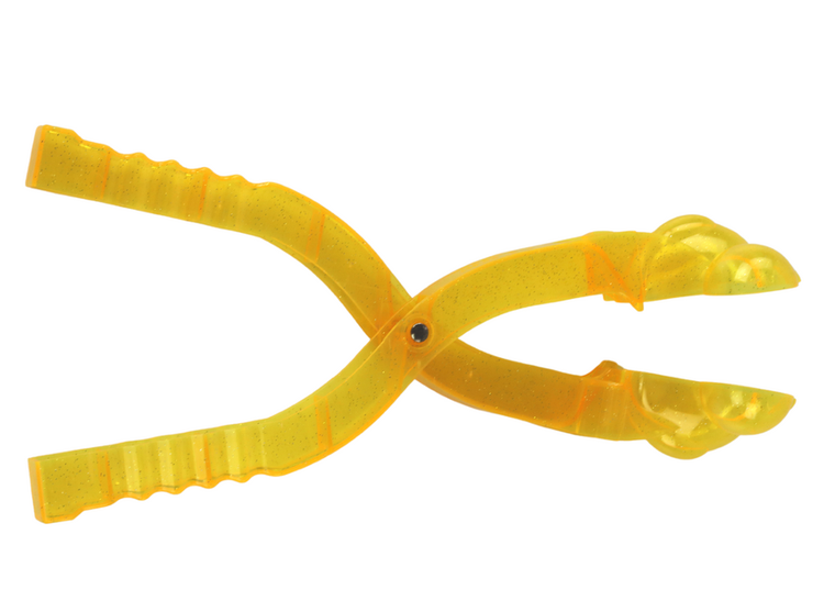 Lean Toys, śnieżkomat, maszynka do kulek, kaczka, żółta