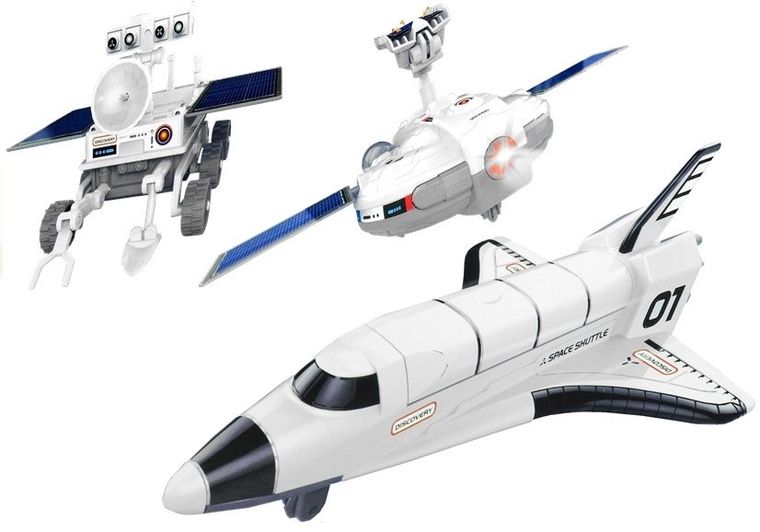 Lean Toys, Solarny Łazik 3w1, kosmiczny zestaw kreatywny