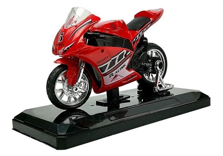 Lean Toys, sportowy motocykl, pojazd interaktywny, 1:18, 1 szt.