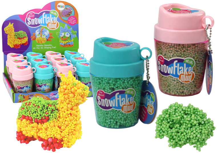 Lean Toys, Squishy, kulki styropianowe, masa plastyczna, zielona, 1 szt.