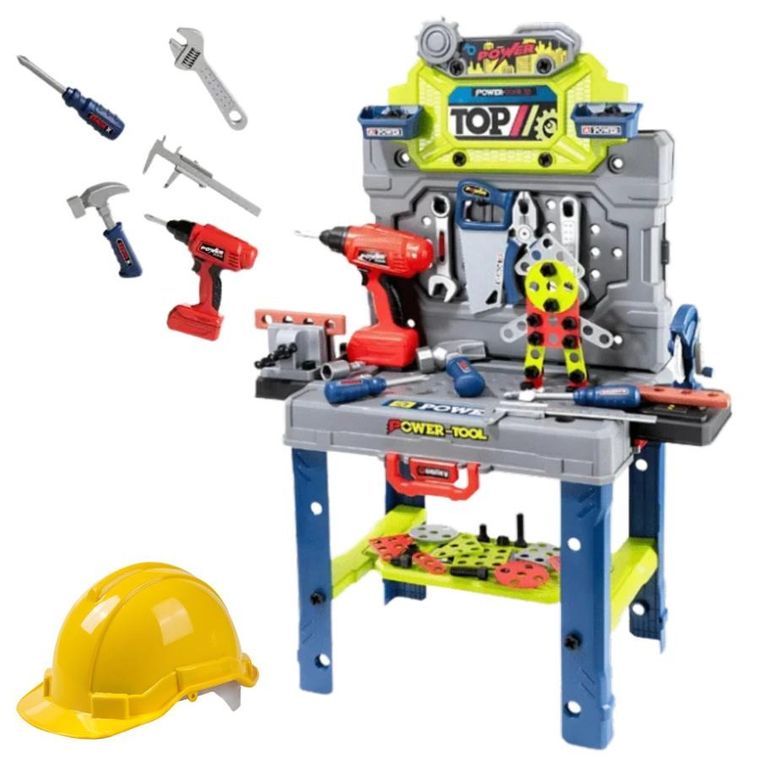 Lean Toys, stolik majsterkowicza 2w1