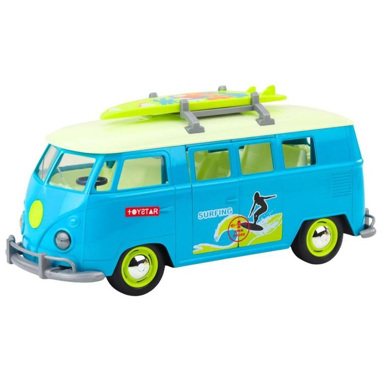 Lean Toys, Surfer Van, pojazd interaktywny, Turkusowy