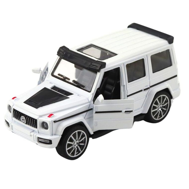 Lean Toys, suv terenowy, metalowy pojazd z napędem pull-back, 1:36, 1 szt.