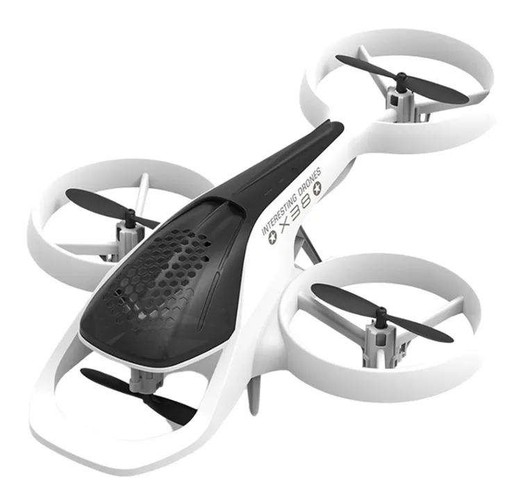 Lean Toys, Syma X38, dron zdalnie sterowany, biały