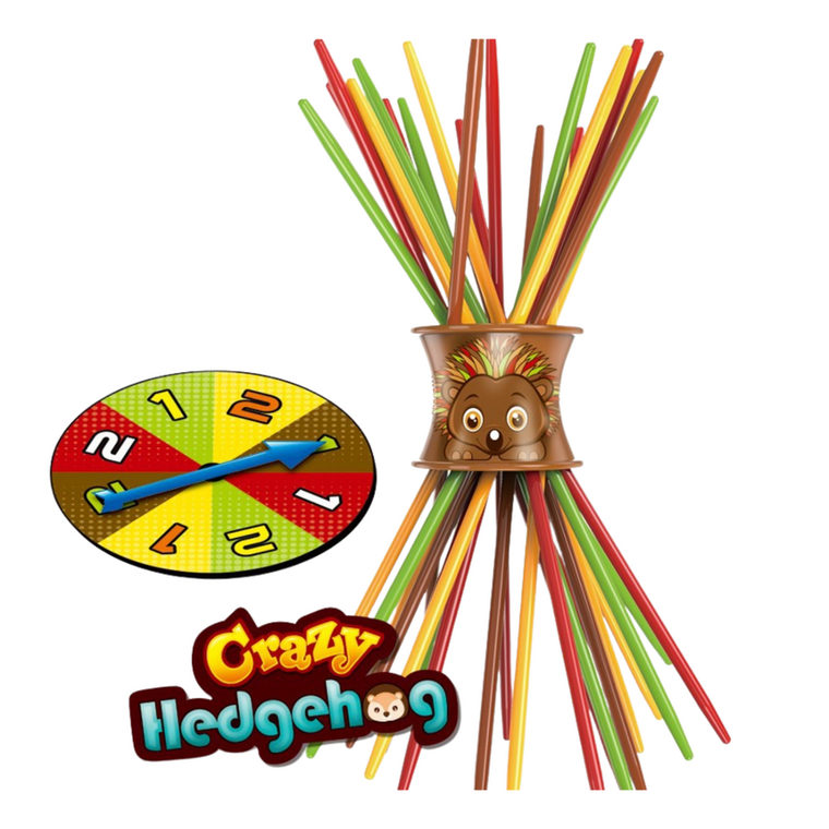 Lean Toys, szalony jeż, bierki, gra zręcznościowa