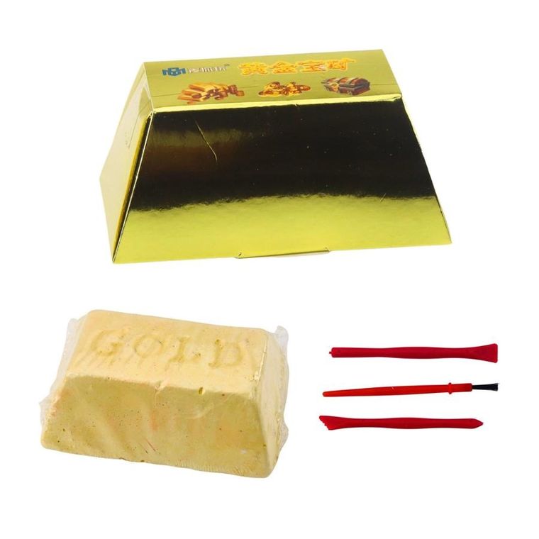 Lean Toys, sztabka złota, wykopaliska, zestaw archeologiczny