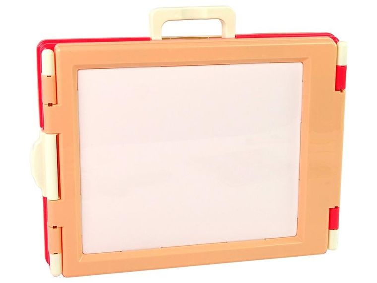 Lean Toys, tablica 3w1, dwustronna, stolik do gier
