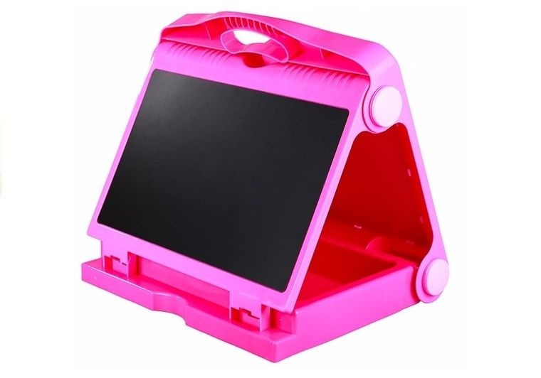 Lean Toys, tablica na kredę i pisak, 2w1, akcesoria