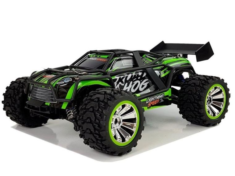 Lean Toys, terenówka off-road, pojazd zdalnie sterowany, 1:18, zielony