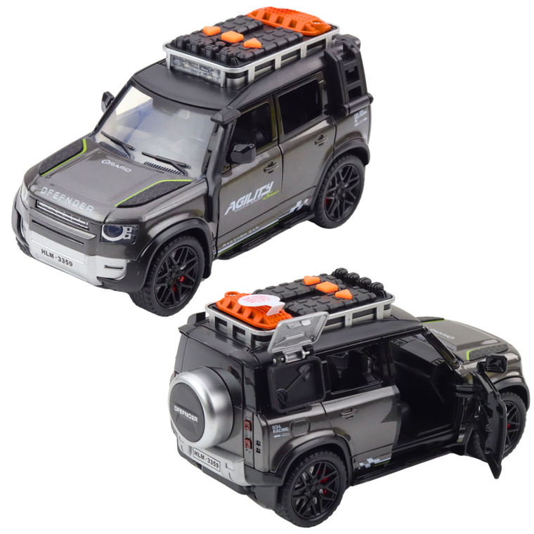 Lean Toys, terenówka rapid otwierane drzwi i światła mix