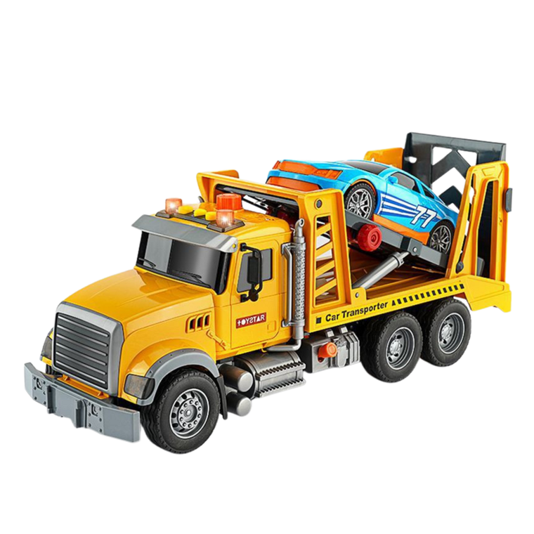 Lean Toys, tir laweta z autem, pojazdy interaktywne