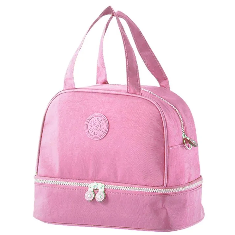 Lean Toys, torba termiczna, izolacyjna, różowa, 27 cm