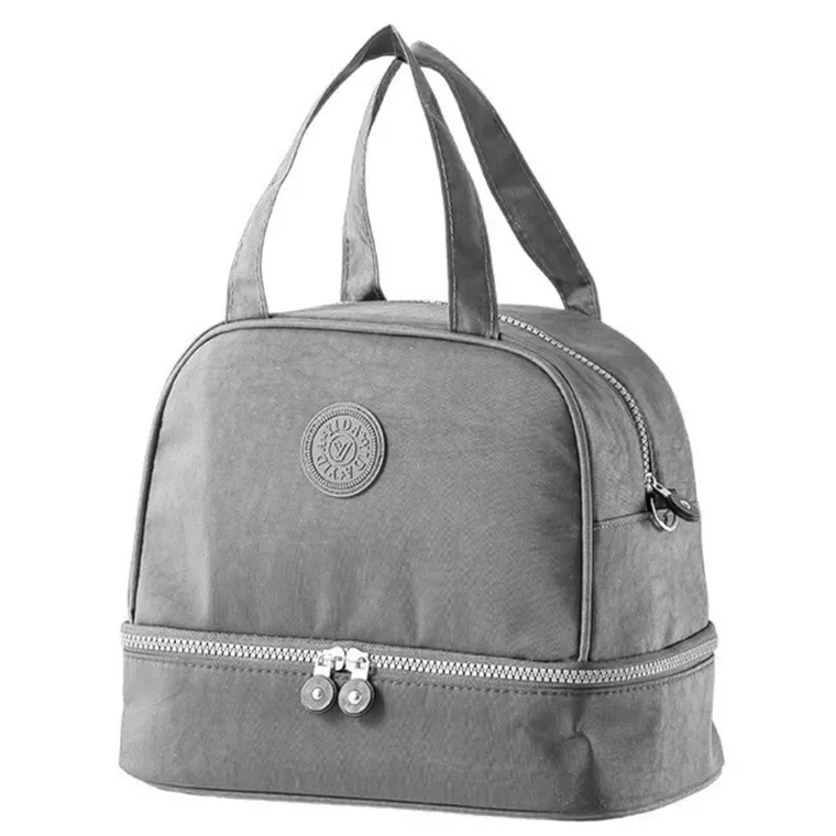 Lean Toys, torba termiczna, izolacyjna, szara, 27 cm